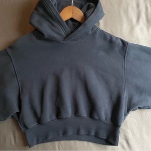 TNA COZY BOXY HOODIE SMALL NAVY
